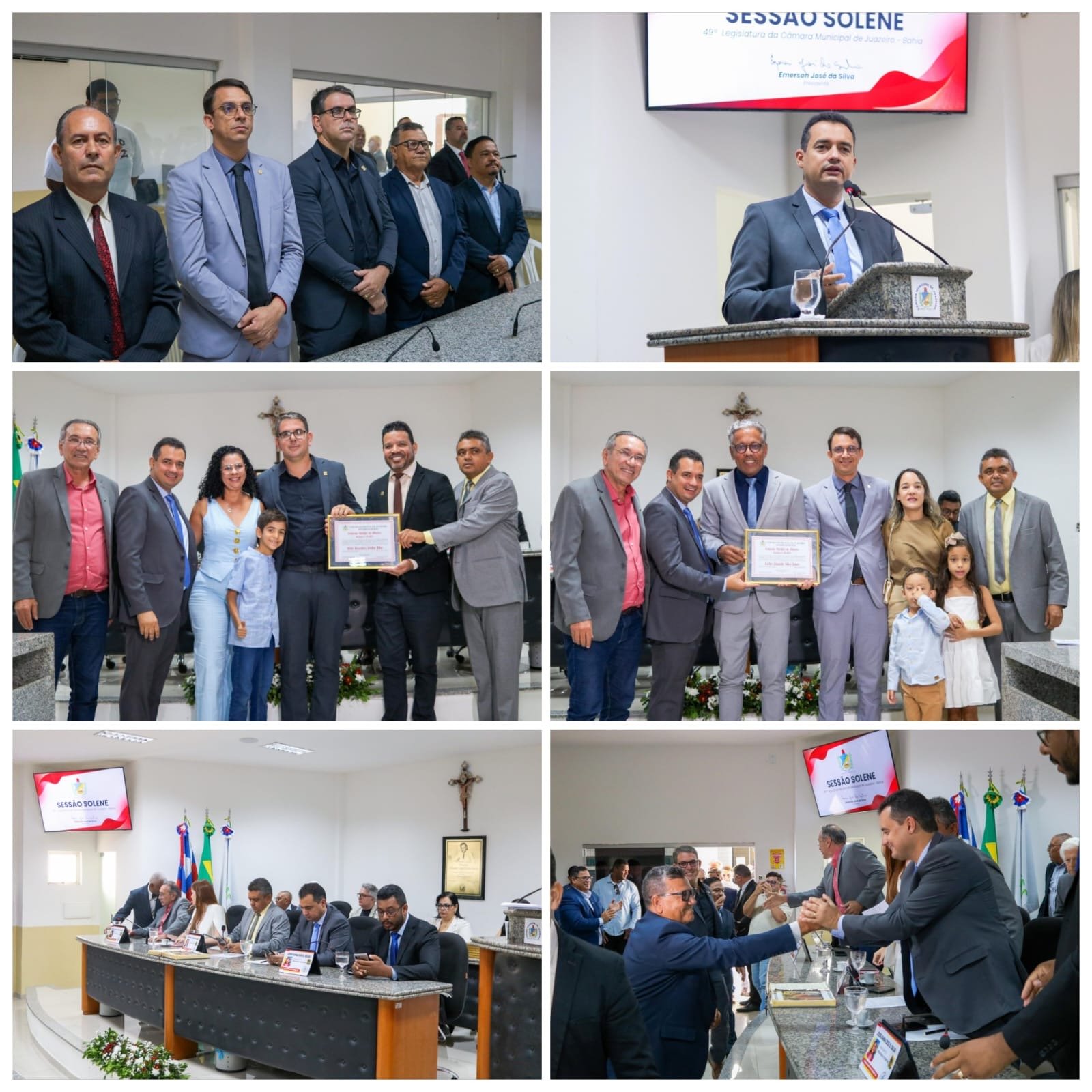 Prefeito Andrei Gonçalves participa de sessão solene em homenagem ao Dia Nacional do Vereador em Juazeiro