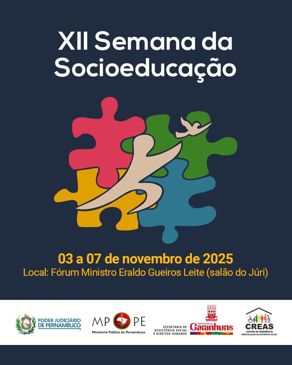 XII Semana de Socioeducação será realizada em Garanhuns