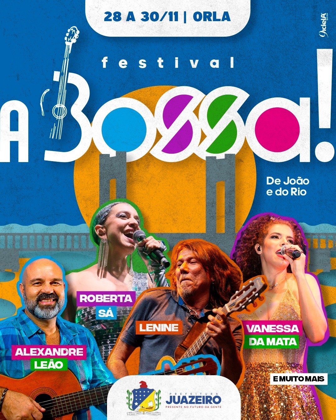 Prefeito Andrei anuncia festival que traz João Gilberto e a essência da Bossa Nova de volta a Juazeiro: “A cidade vai viver dias inesquecíveis de música, arte e emoção”