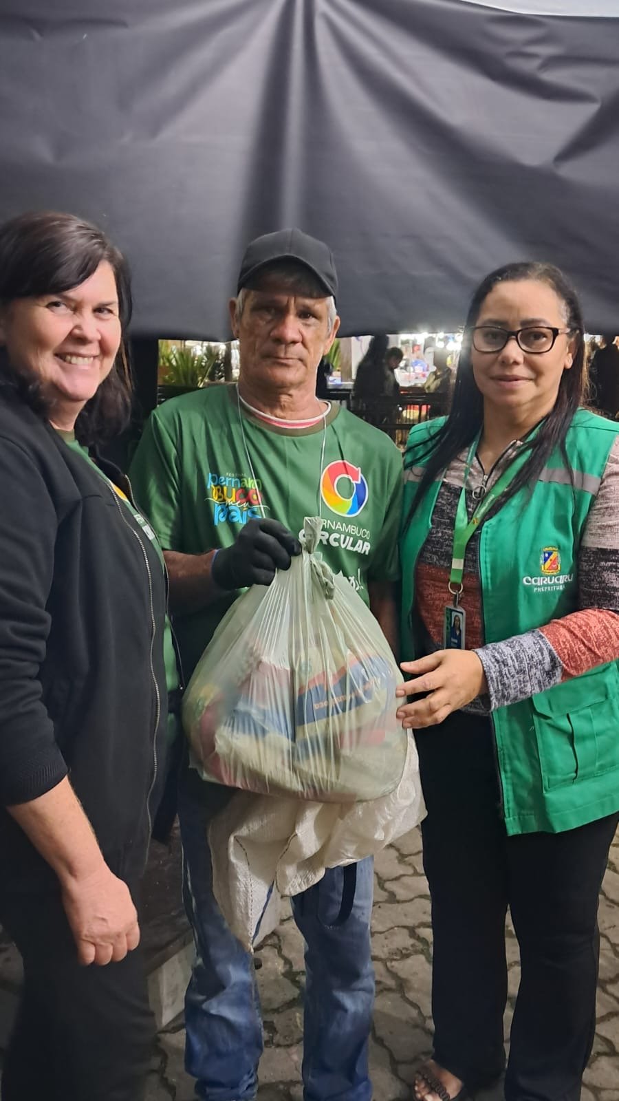 Transforma Caruaru arrecada quase uma tonelada de alimentos não perecíveis e Central de Sustentabilidade coleta 500kg de resíduos recicláveis durante Motofest 2025