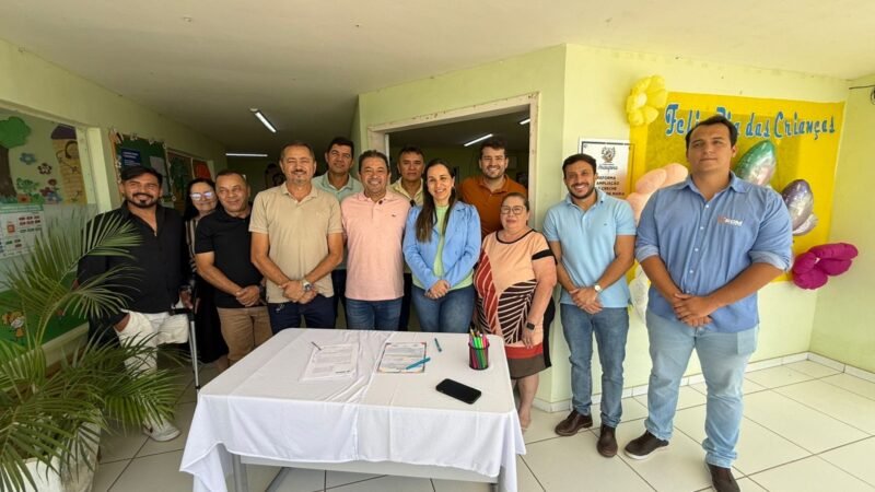 Prefeitura de Araripina dá início à reforma e ampliação da Creche Coração de Maria, no bairro Cavalete 1