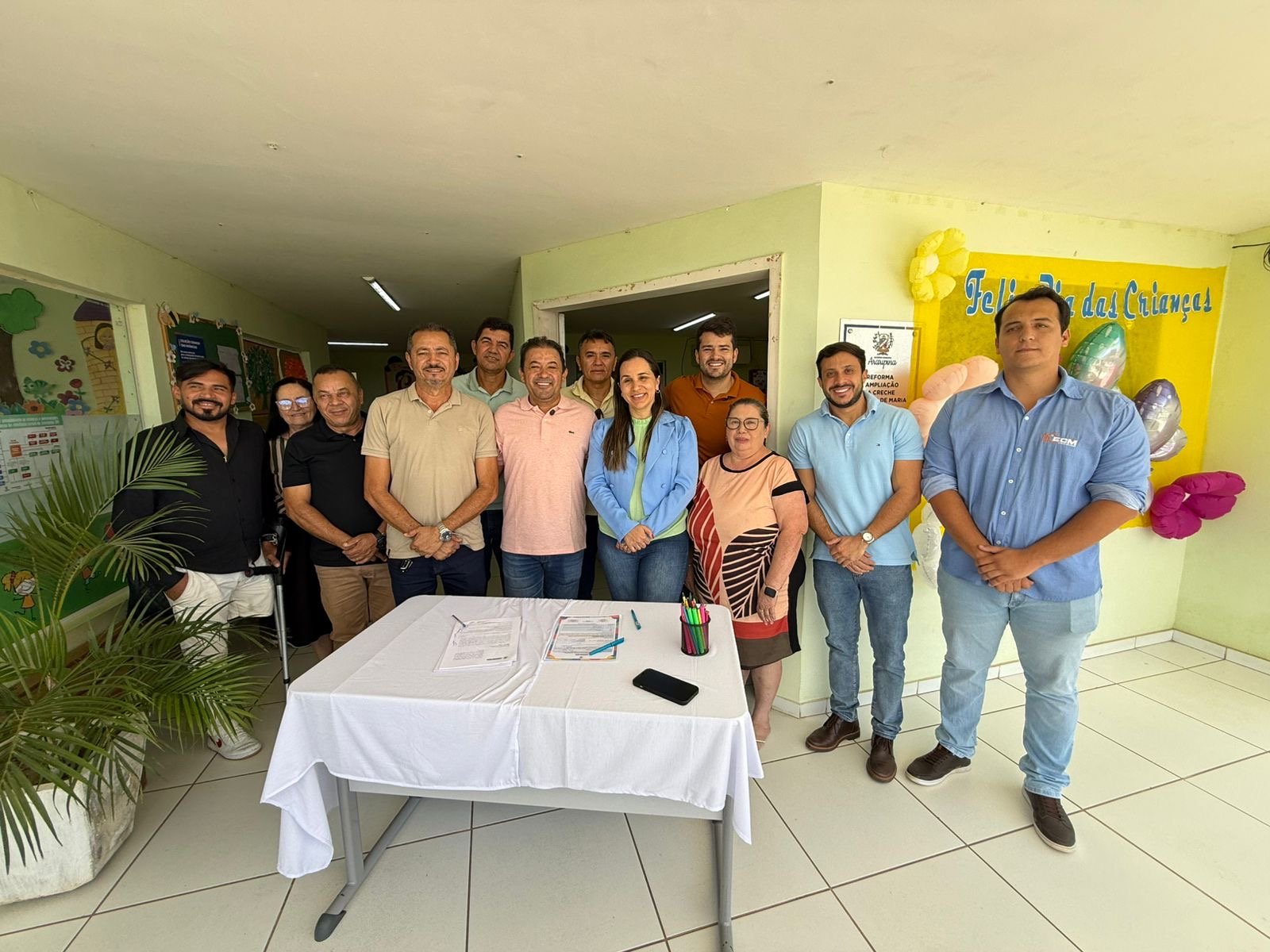 Prefeitura de Araripina dá início à reforma e ampliação da Creche Coração de Maria, no bairro Cavalete 1