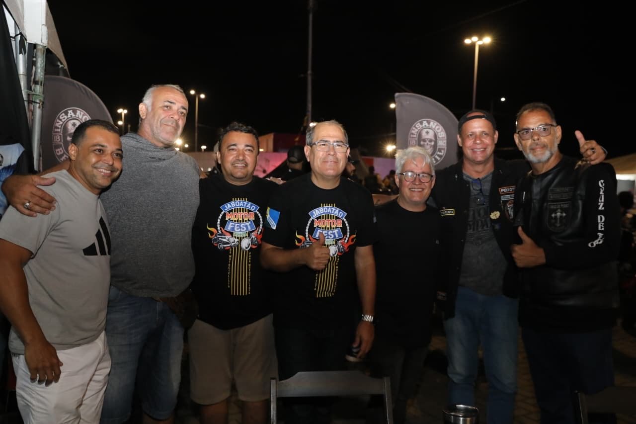 Rock e fé marcam primeiro dia do Jaboatão Motor Fest 2025 com presença do prefeito Mano Medeiros