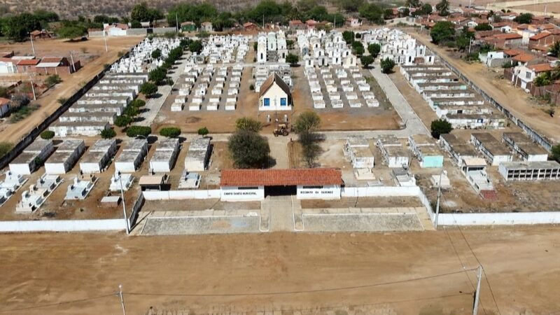 Belém do São Francisco: Prefeito Calby intensifica a revitalização do cemitério municipal