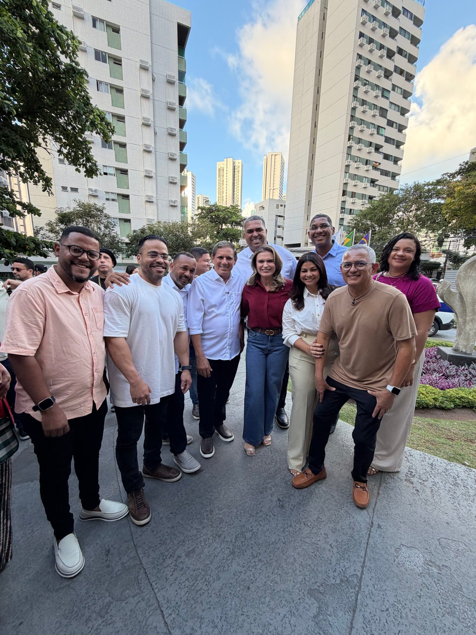 Anderson Bocão e Jamerson Batera fortalecem aliança política em apoio à pré-candidatura de Marília Arraes ao Senado