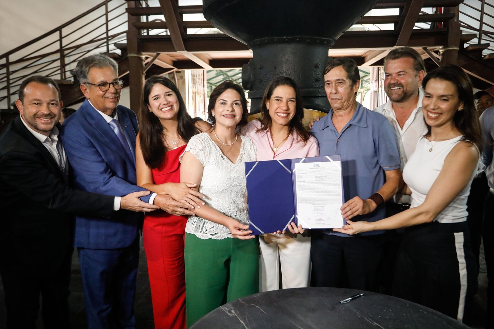 Governadora Raquel Lyra assina ordem de serviço para requalificação do Museu do Trem, no Centro do Recife