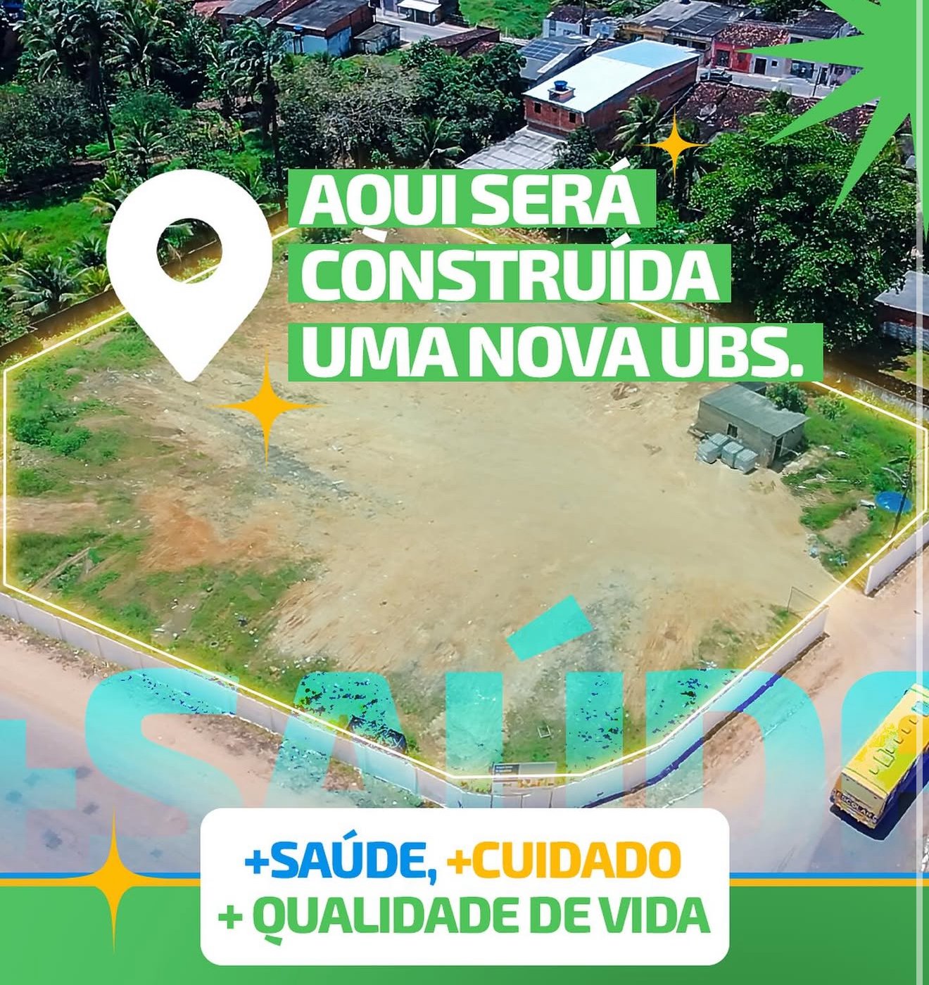 A antiga garagem vai virar uma UBS para fortalecer a Saúde em Água Preta – PE