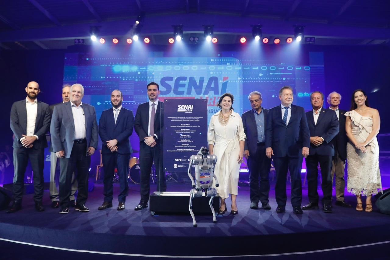 Governadora em exercício Priscila Krause participa da inauguração do Senai Park, novo parque de inovação e tecnologia em Suape