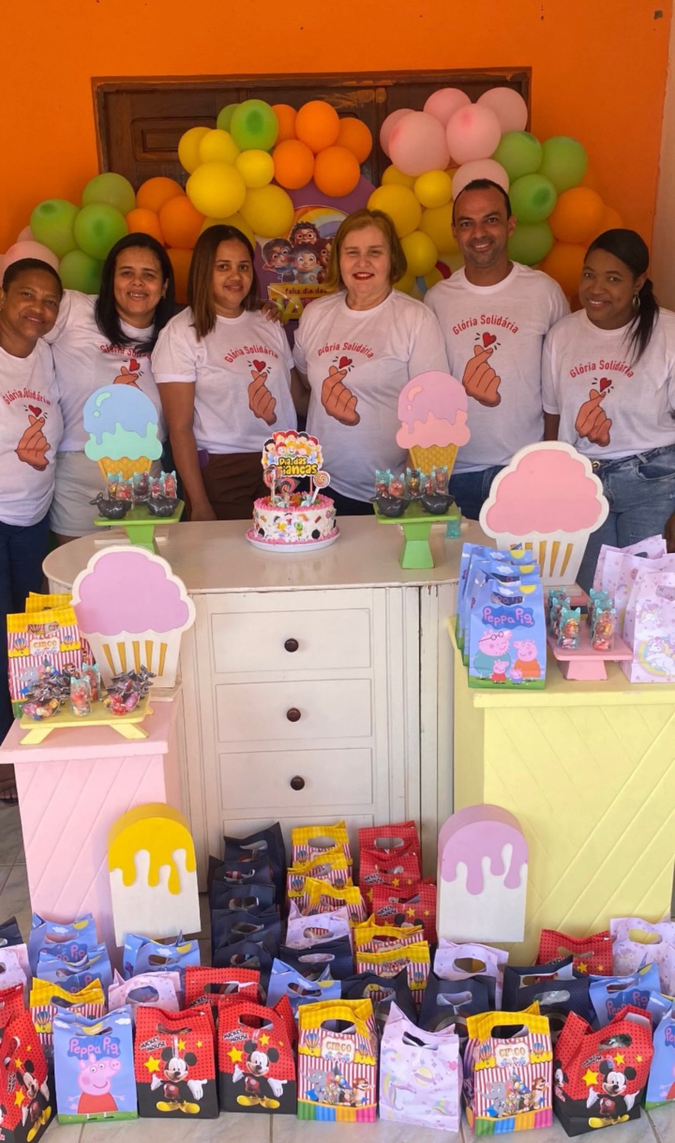 Equipe da “Glória Solidária” promove o maior evento já visto no município, para as crianças de Glória do Goitá