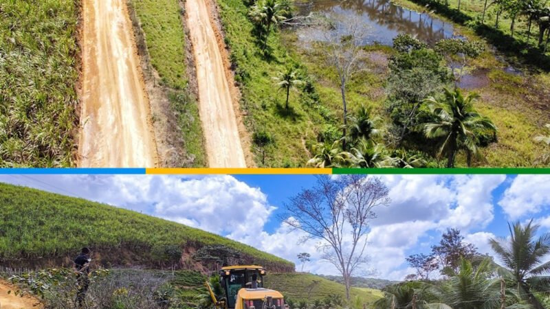 Água Preta: Prefeito Miruca em parceria com o governo do estado realiza maior programa de recuperação de estradas do município