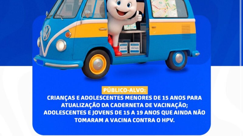 A caravana do Zé Gotinha chega em Belém do São Francisco