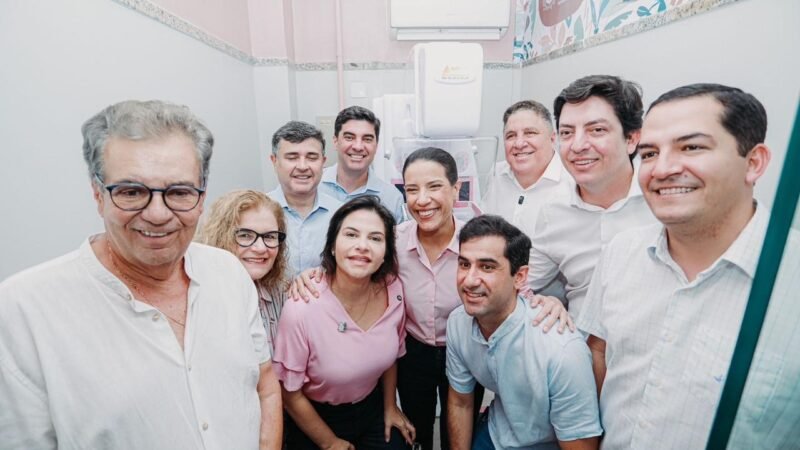 Governadora Raquel Lyra entrega novo mamógrafo e refeitório requalificado no Hospital Agamenon Magalhães
