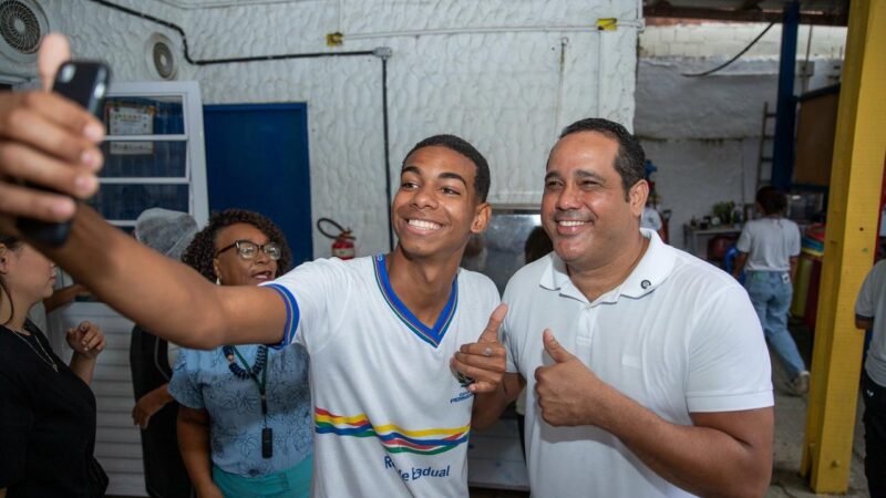 Deputado Jeferson Timóteo busca revitalização da Escola Fernando Lyra em Gaibu