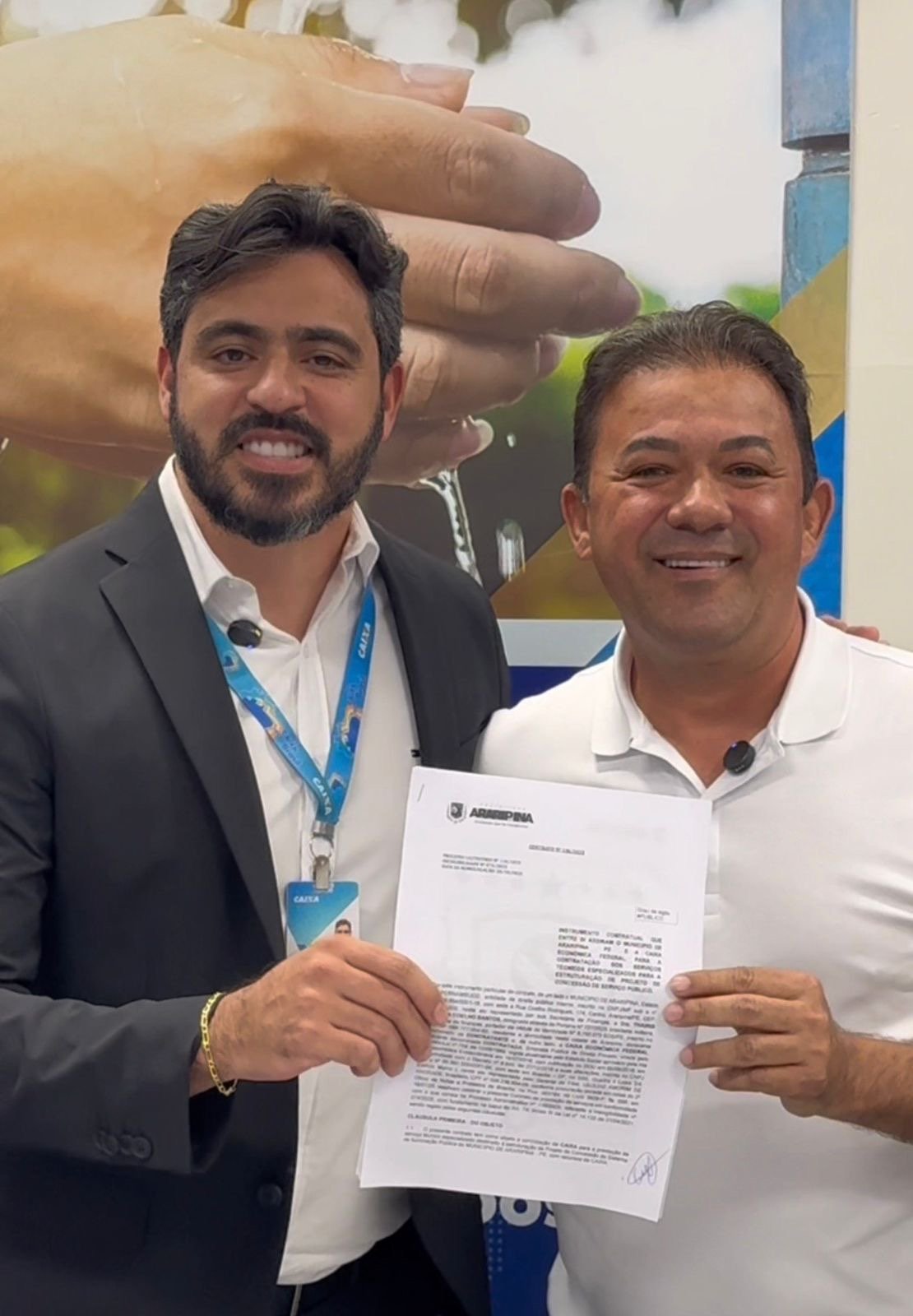 Prefeito Evilásio Mateus assina parceria com a Caixa que permitirá economizar 60% nas despesas com iluminação pública de Araripina