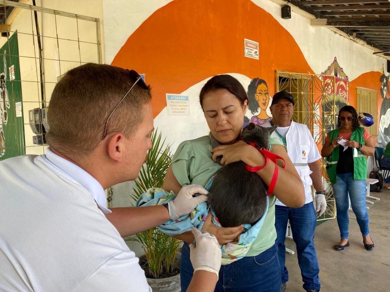 Prefeitura de Caruaru vacina mais de 10 mil animais no primeiro dia da Campanha Antirrábica 2025