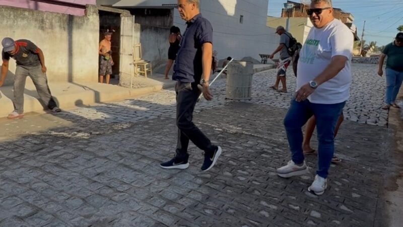 Feitosa confere aplicação de emenda em Vitória de Santo Antão