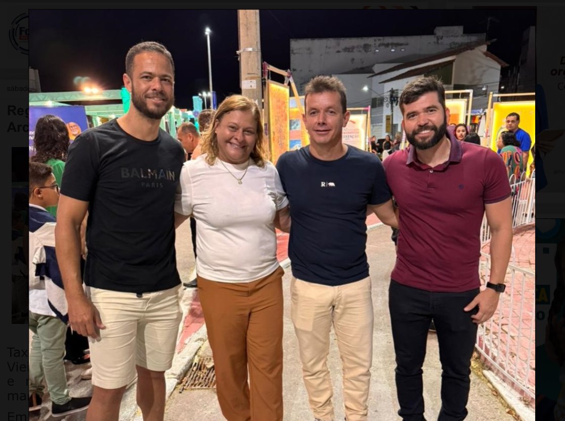 Regina da Saúde prestigia Festival de Economia Criativa de Arcoverde ao lado de amigos