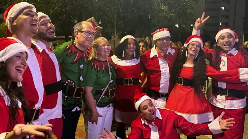 Caravana do Natal Solidário leva brilho, música e emoção às praias do Jaboatão
