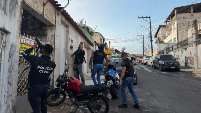 Lideranças do crime são alvos de megaoperação deflagrada na Bahia e mais cinco estados