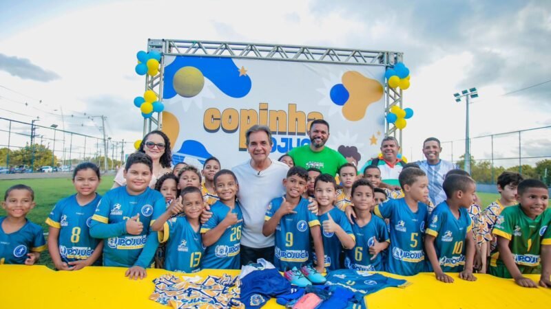 Prefeito Carlos Santana aposta no esporte de base e atende mais de mil crianças ipojucanas