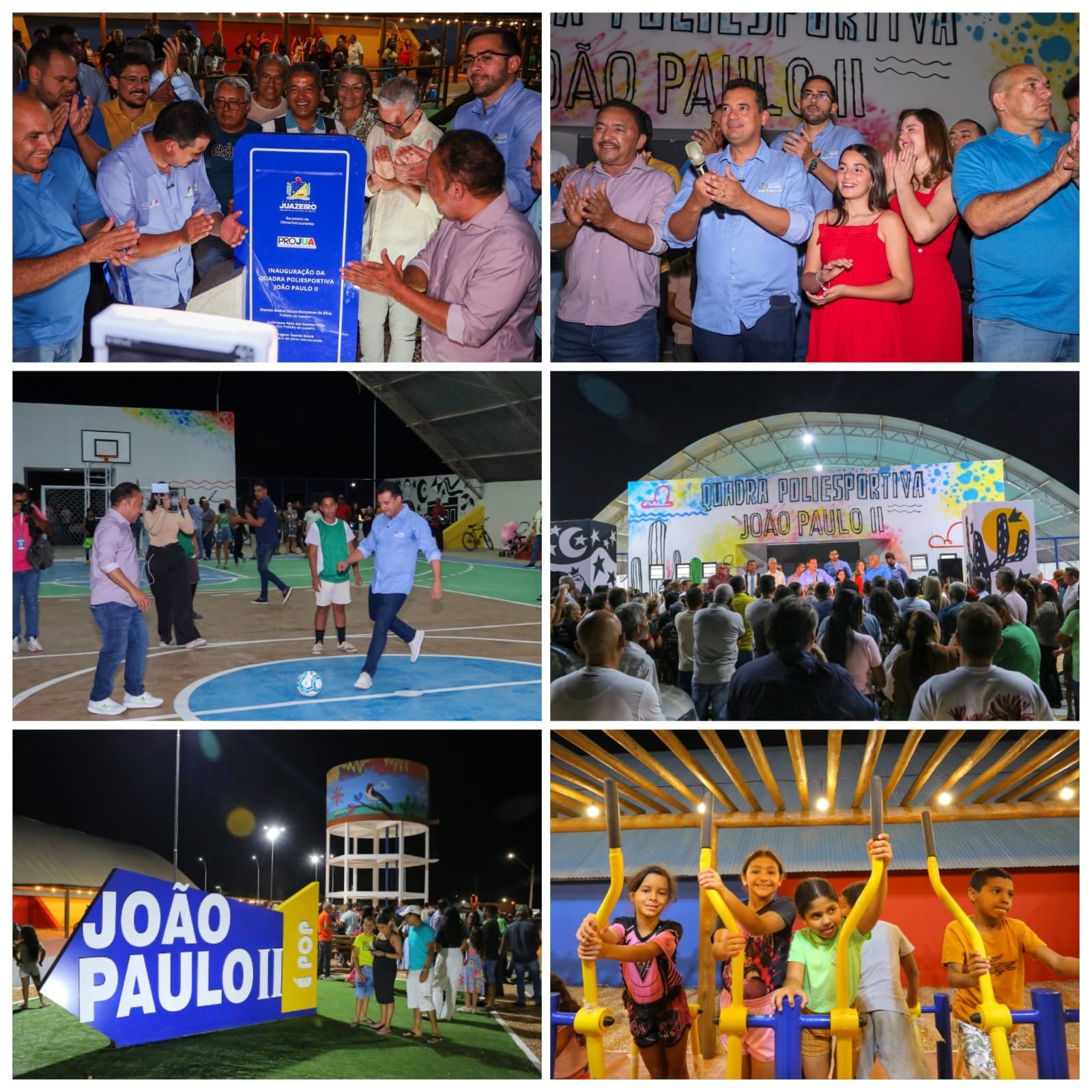 Prefeito Andrei inaugura Praça e Quadra Poliesportiva do bairro João Paulo II