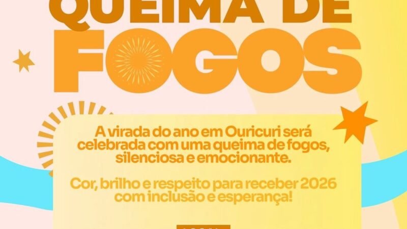Prefeitura de Ouricuri prepara espetáculo pirotécnico inédito para celebrar a chegada de 2026