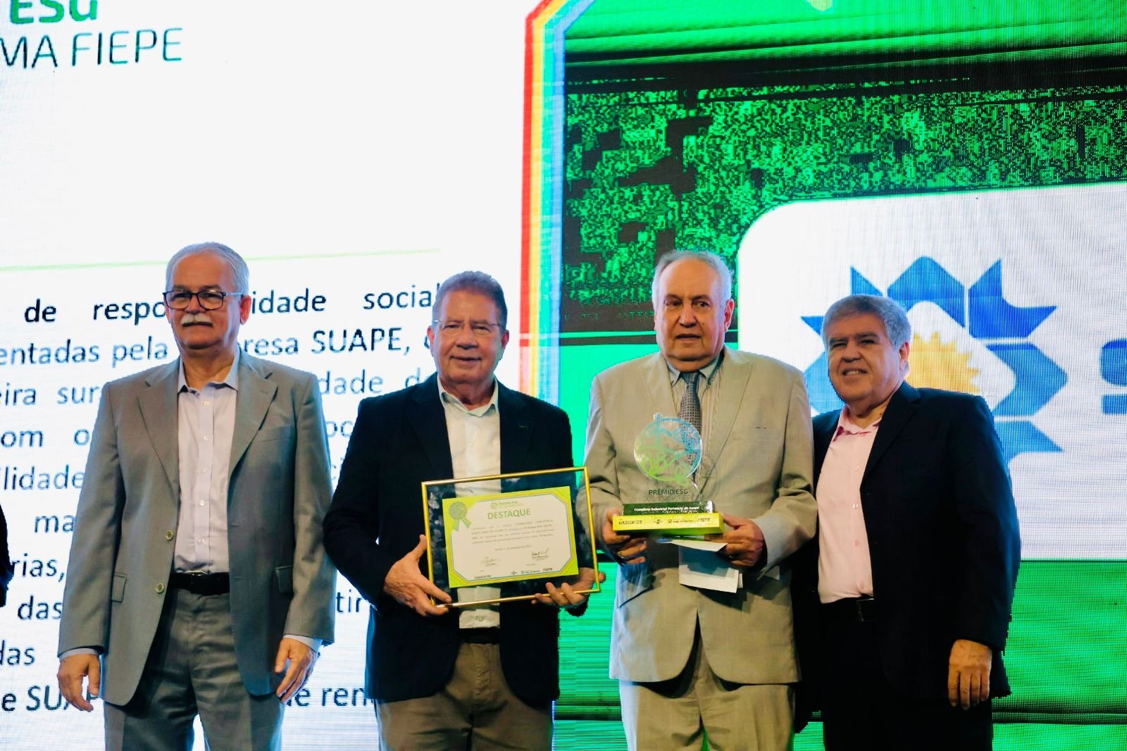 Projeto Tô na Feira garante mais um Prêmio ESG Fiepe para Suape