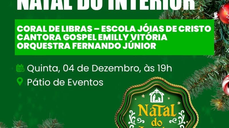 Gestão Anisio Viana abre nesta quinta o maior Natal do Vale do São Francisco!Um espetáculo inédito em Casa Nova