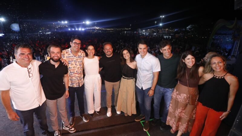 Governadora Raquel Lyra dá largada ao Festival Pernambuco Meu País Verão, em Camaragibe