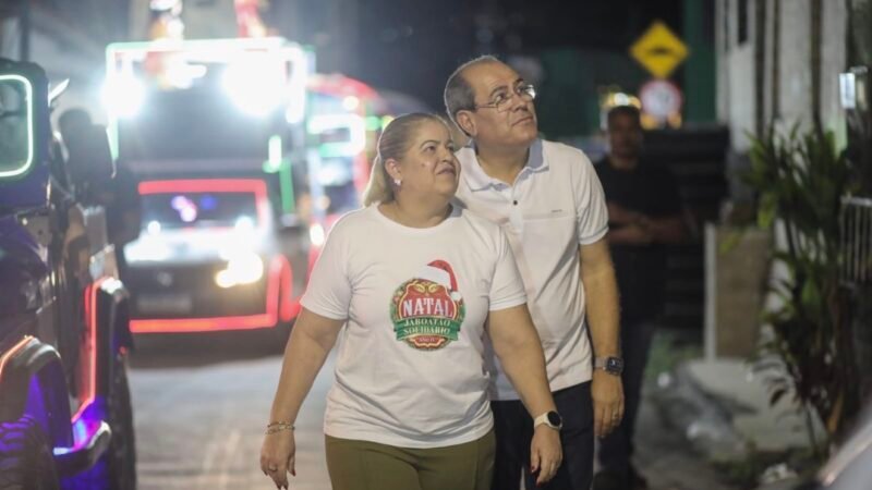 Caravana Natal Solidário encanta moradores do bairro de Cavaleiro