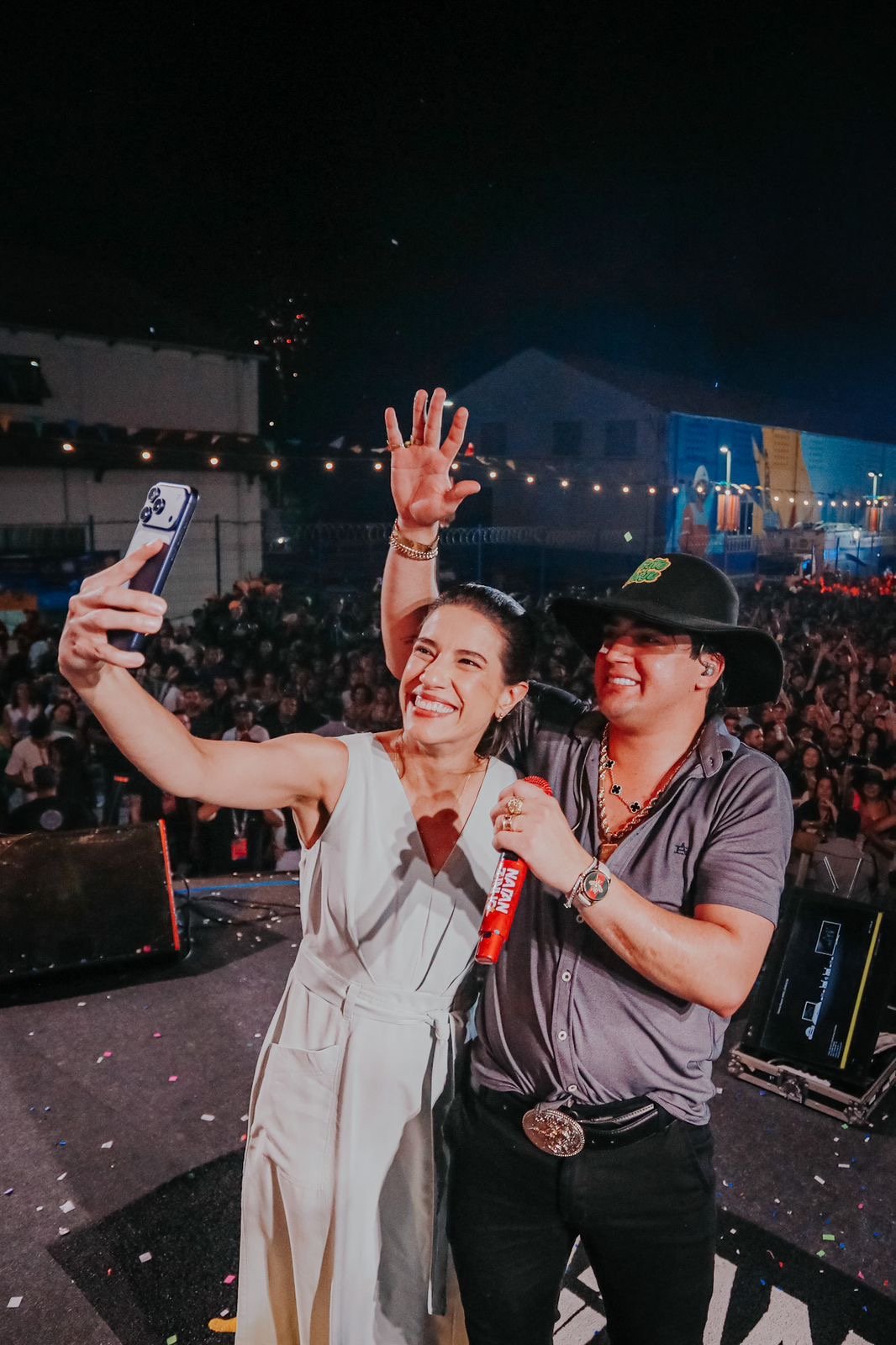 No Recife, governadora Raquel Lyra abre primeira noite do Festival Pernambuco Meu País Verão da cidade