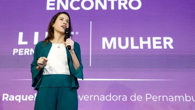 No LIDE Mulher, governadora Raquel Lyra reforça protagonismo feminino e destaca entregas da gestão