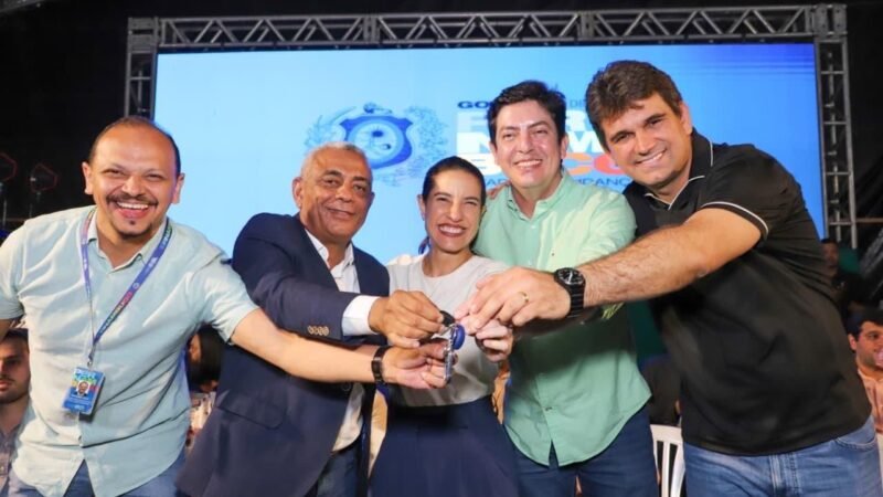 Na Zona da Mata Norte, governadora Raquel Lyra autoriza início de obras de creche, investe em parcerias de urbanização e cultura, em Tracunhaém, e entrega ônibus escolares em Lagoa de Itaenga