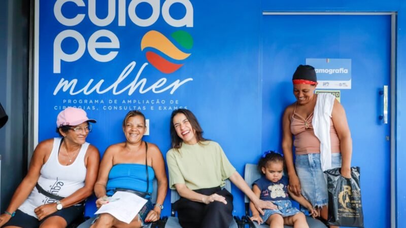 Governadora Raquel Lyra acompanha atendimentos da Carreta da Mulher na Zona Norte do Recife