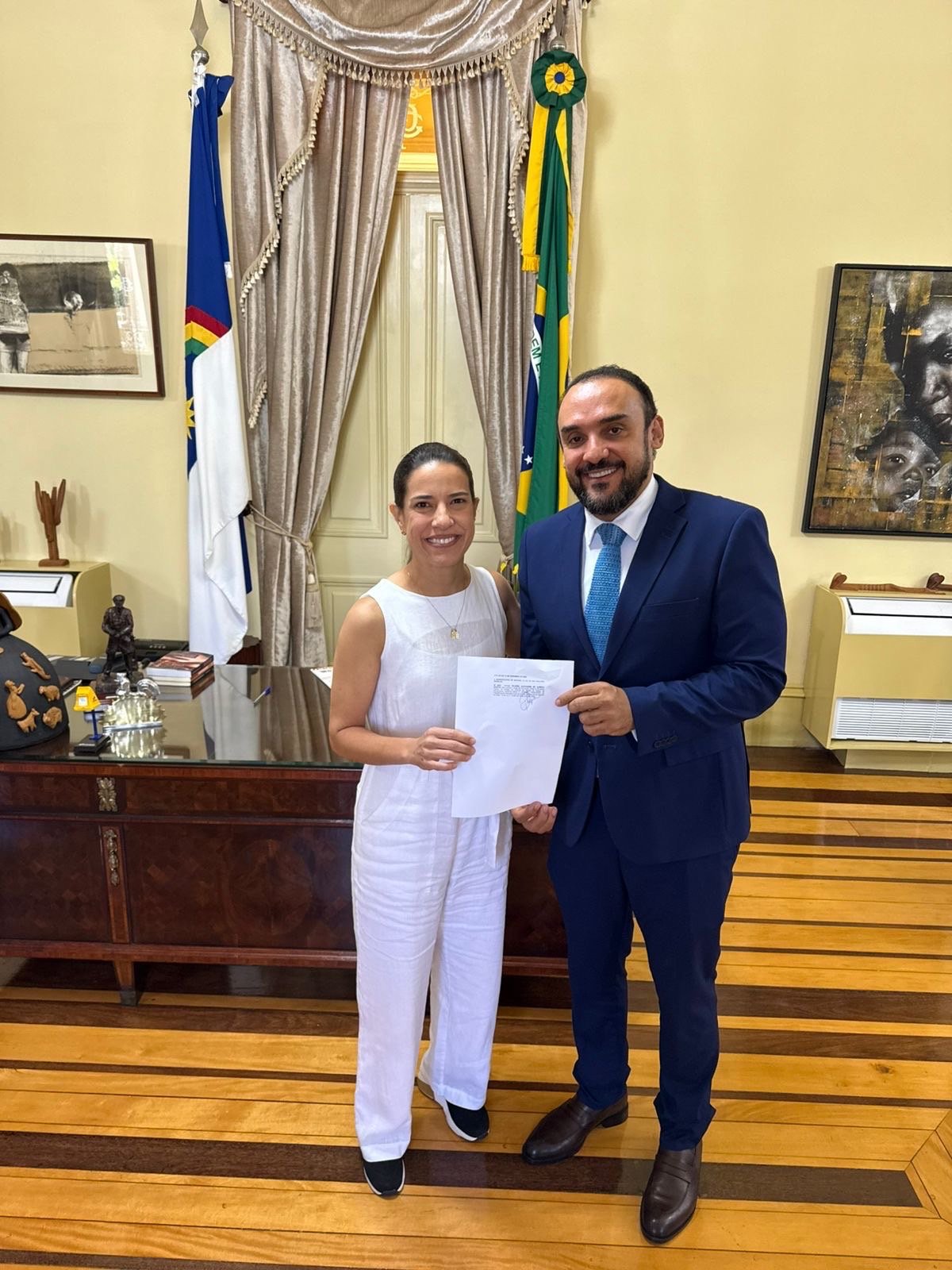 Governadora Raquel Lyra reconduz Ricardo Alexandre como Procurador-Geral do Ministério Público de Contas