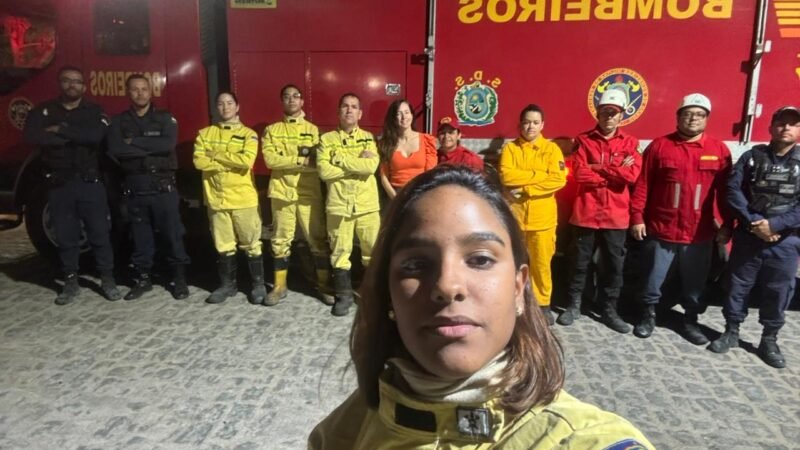Prefeitura de Sertânia age rapidamente para conter incêndio em terreno baldio no centro da cidade.