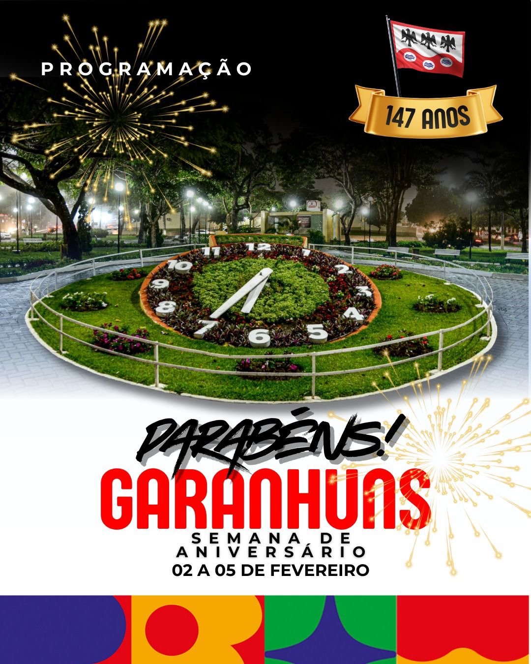 Garanhuns comemora 147 Anos com inaugurações, novas Ordens de Serviço e corte do Bolo de Aniversário