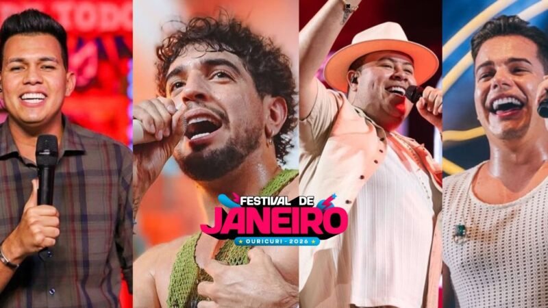Festival de Janeiro 2026 começa nesta quinta-feira em Ouricuri com Nattan, Vitor Fernandes e muito mais