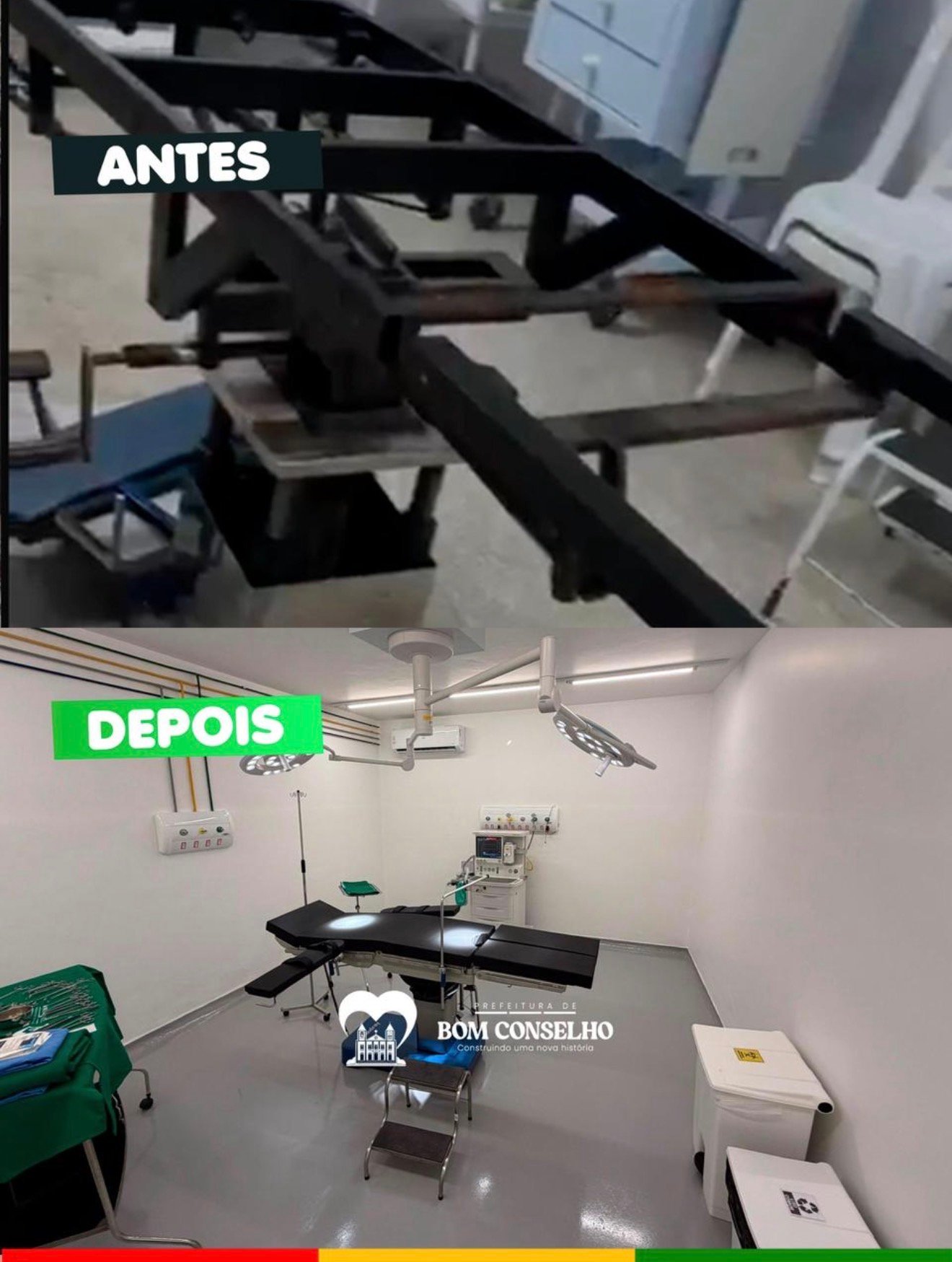 Prefeitura de Bom Conselho entrega duas salas do Bloco Cirúrgico e amplia atendimento no hospital municipal