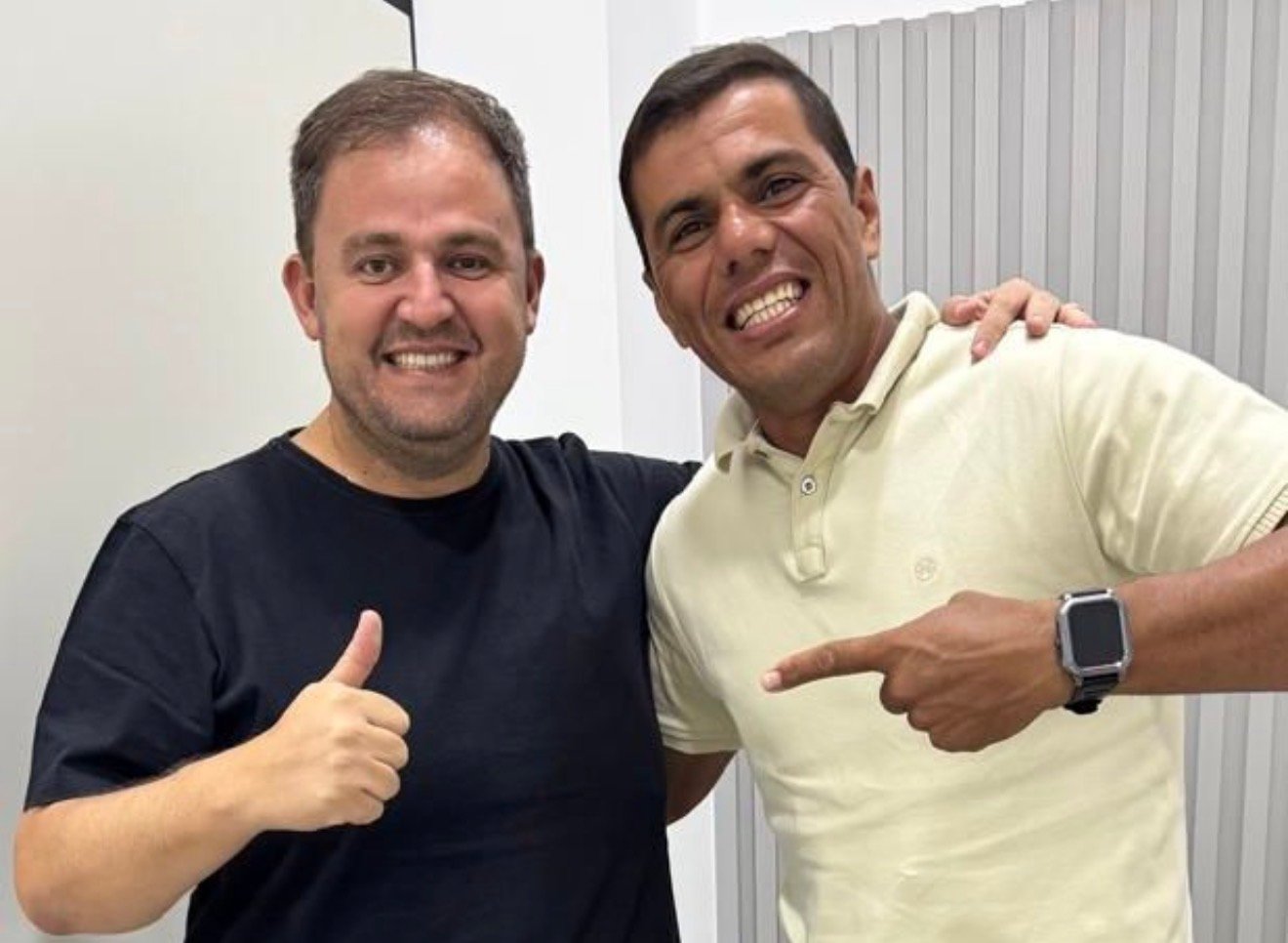 Anderson Luiz recebe apoio do vereador Manoel dos Fogos de Sairé e amplia base para 2026
