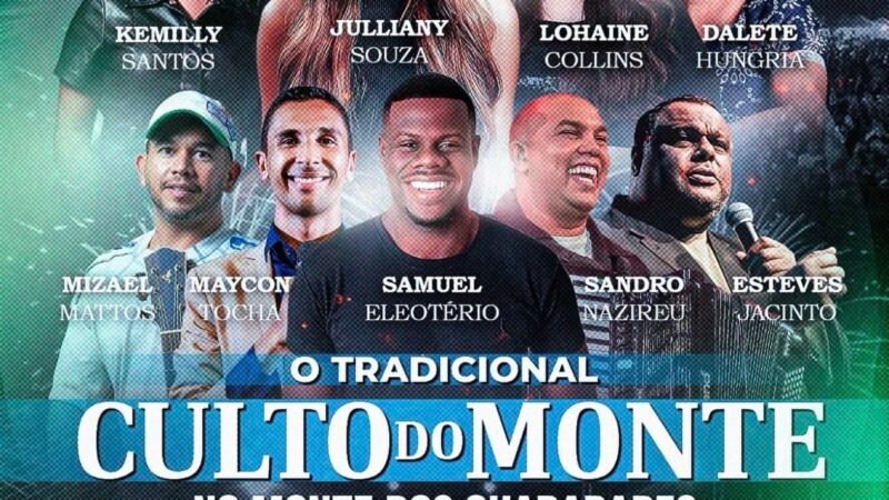 Tradicional Culto do Monte 2026 reúne milhares de fiéis no Monte dos Guararapes ,promovido pela família Collins