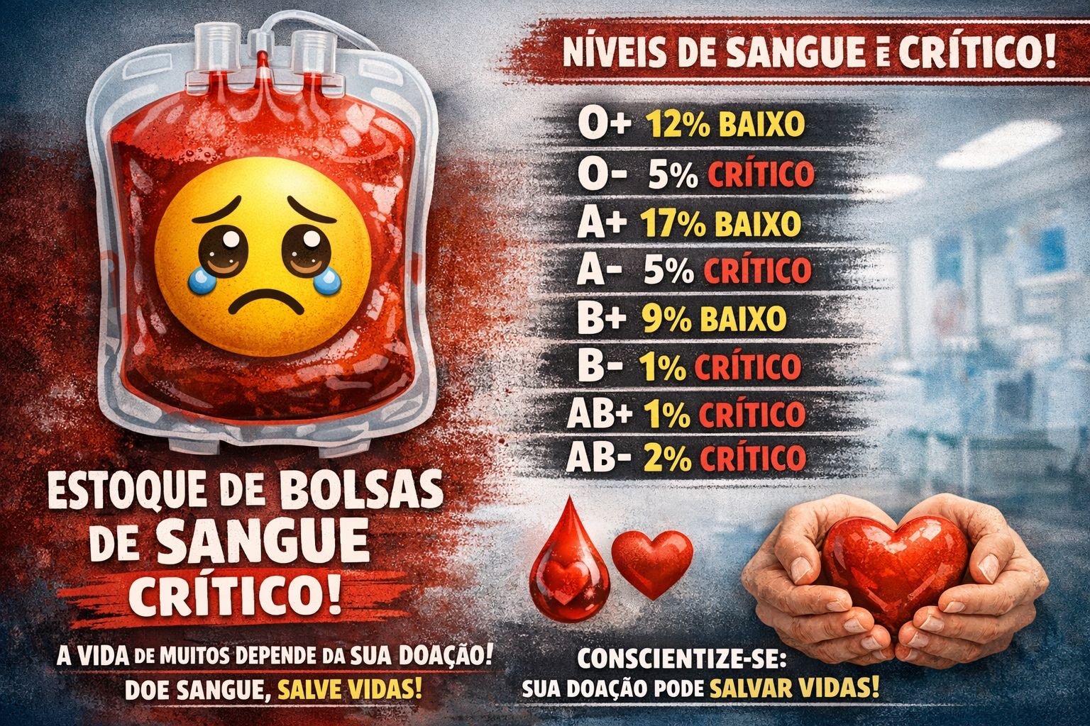 Prefeitura de Bernardo do Mearim – MA faz apelo a população para doação de sangue em prol de salvar vidas