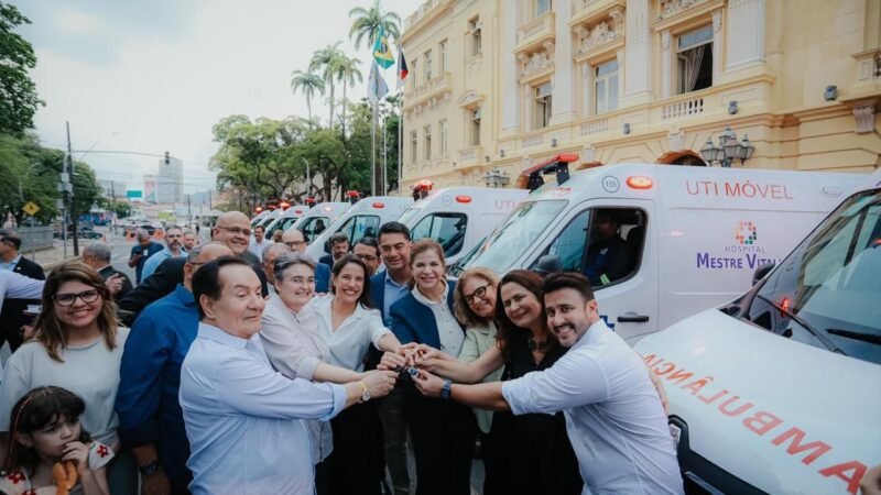 Governadora Raquel Lyra entrega nove novas ambulâncias de UTI Móvel e completa conjunto de 40 unidades deste tipo