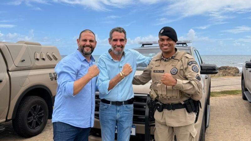 Casa Nova reforça segurança pública com três novas viaturas para as polícias Civil e Militar