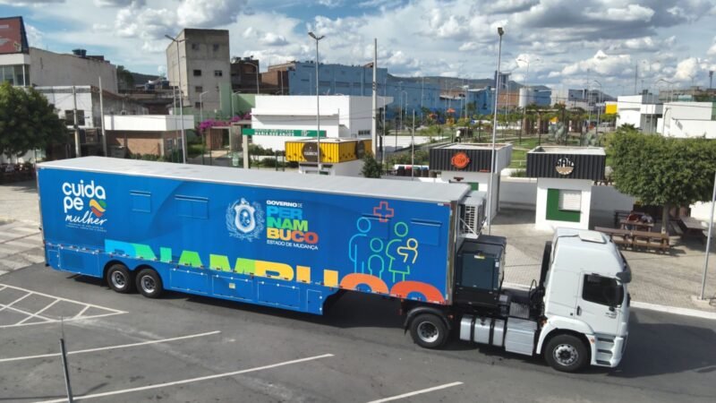 Toritama recebe carreta da Mulher Pernambucana com exames e consultas especializadas