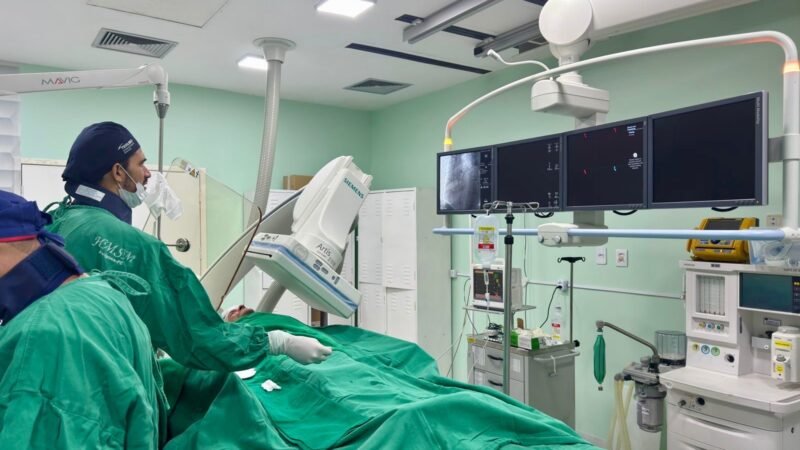 Araripina: Hospital Santa Maria realiza primeiro cateterismo após credenciamento histórico da hemodinâmica pelo SUS