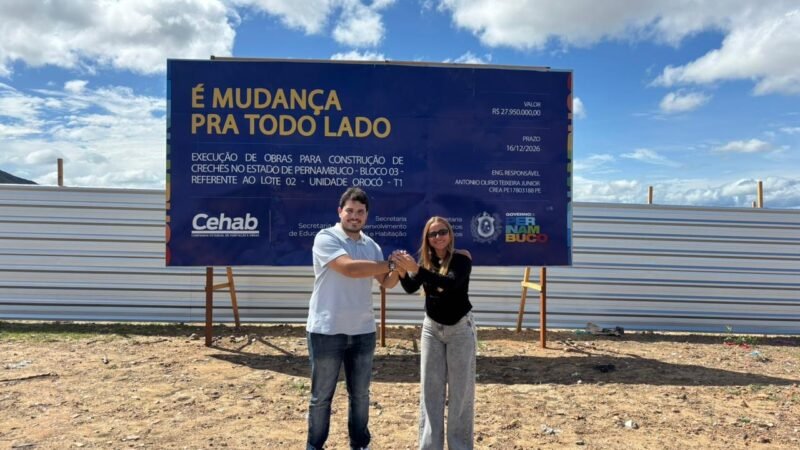 Prefeito Ismael Lira anuncia início da construção de nova creche em tempo integral em Orocó