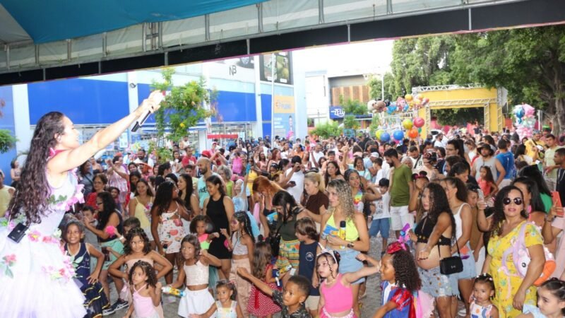 Personagens infantis e super heróis animam criançada no penúltimo dia de carnaval no Circuito Kids Parlim em Juazeiro – BA