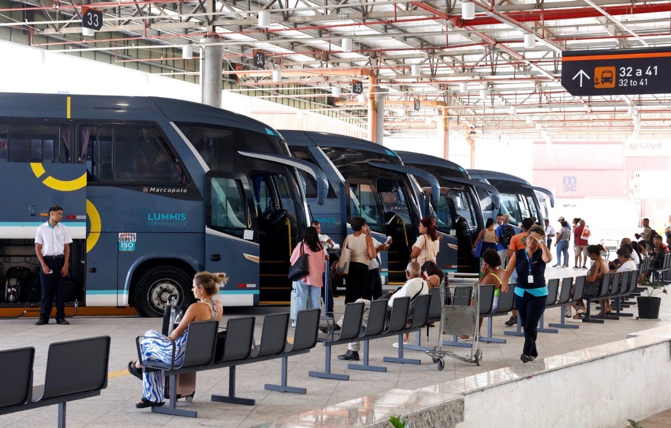 Nova Rodoviária da Bahia registra operação organizada e alto fluxo de passageiros nos primeiros 15 dias