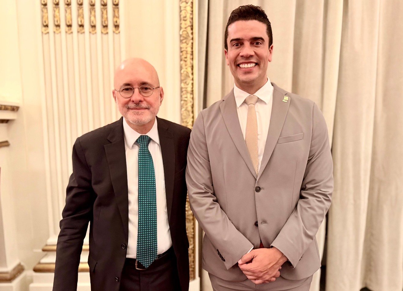 Rodrigo Pinheiro prestigia posse da nova Mesa Diretora do TJPE e destaca parceria institucional